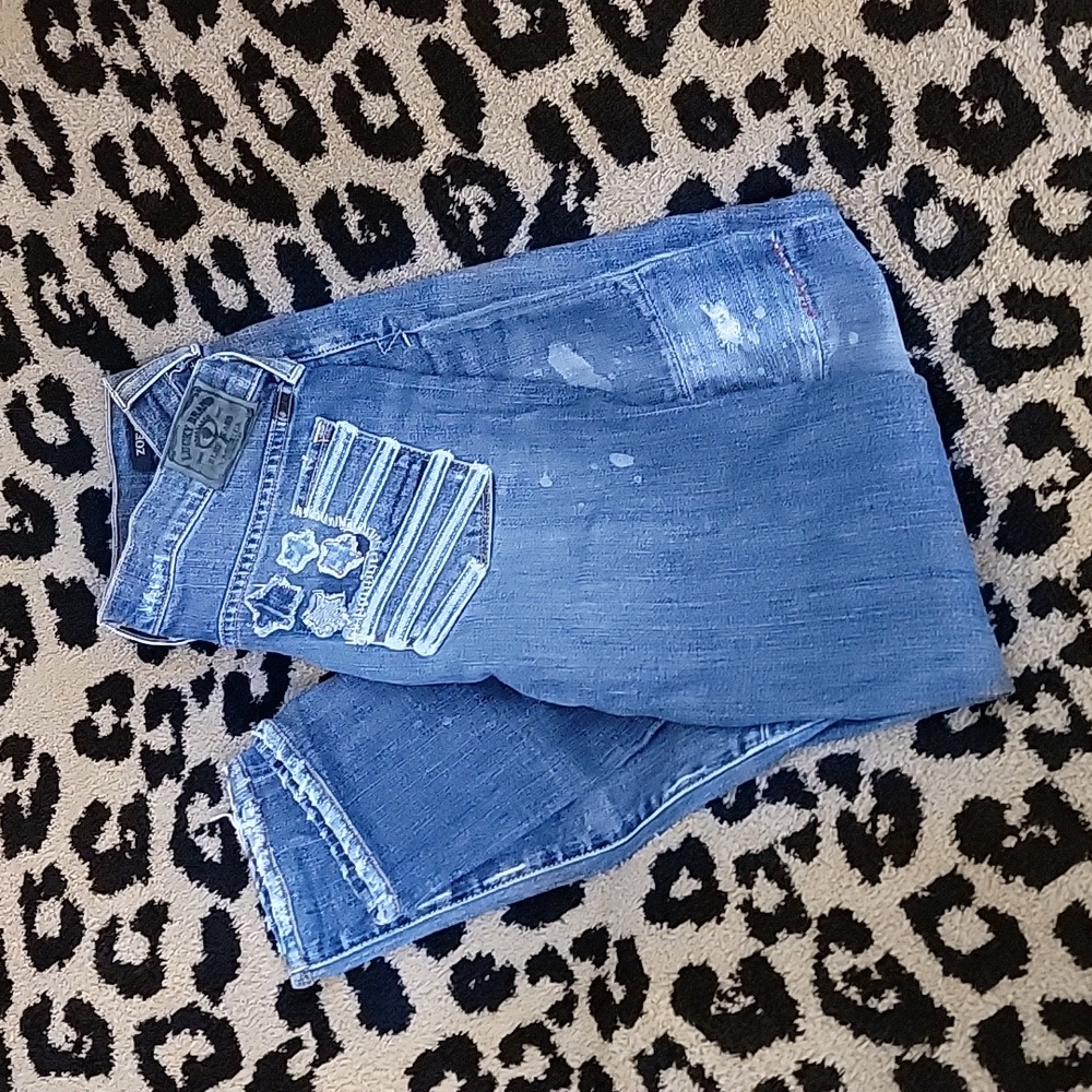 Lucky Brand Zoe Skinny distressed jeans size 25
